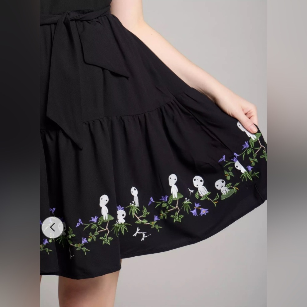 3X Her Universe Studio Ghibli Princess Mononoke Kodama Dress - Picture 2 of 6
